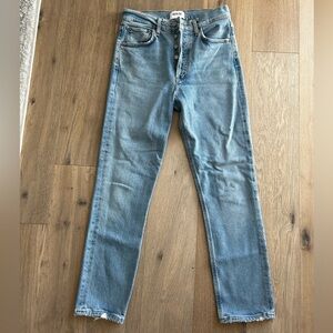 AGOLDE Riley straight leg denim worn once